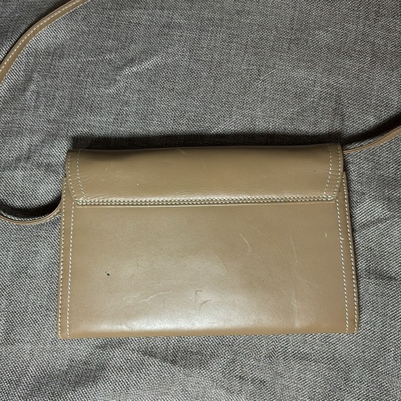 The SAK Envelope Tan Leather Small Shoulder Bag - Picture 5 of 10